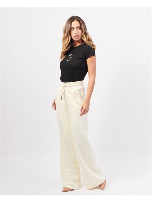 Pantalon large Silvian Heach en coton m?lang? SILVIAN HEACH | GPA24163PAMILK